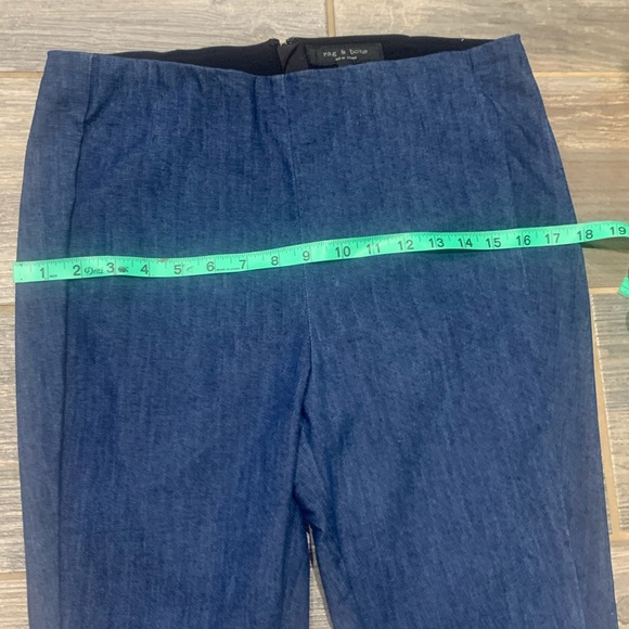 ⭐️EUC⭐️Really Cool Rag & Bone Cropped Skinny Jeans with Back Zip- Size 12 - Picture 10 of 14